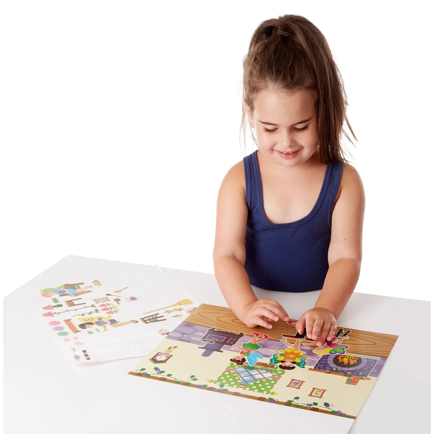 Melissa & Doug Fairies Stickerpad wiederverwendbar 165+ Sticker