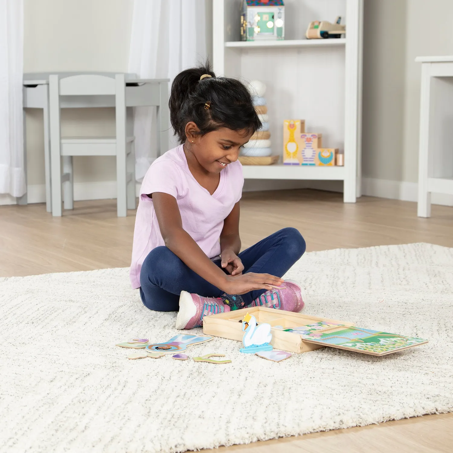 Melissa & Doug Ballerina Fee Magnetspiel Anziehspiel 52 Teile
