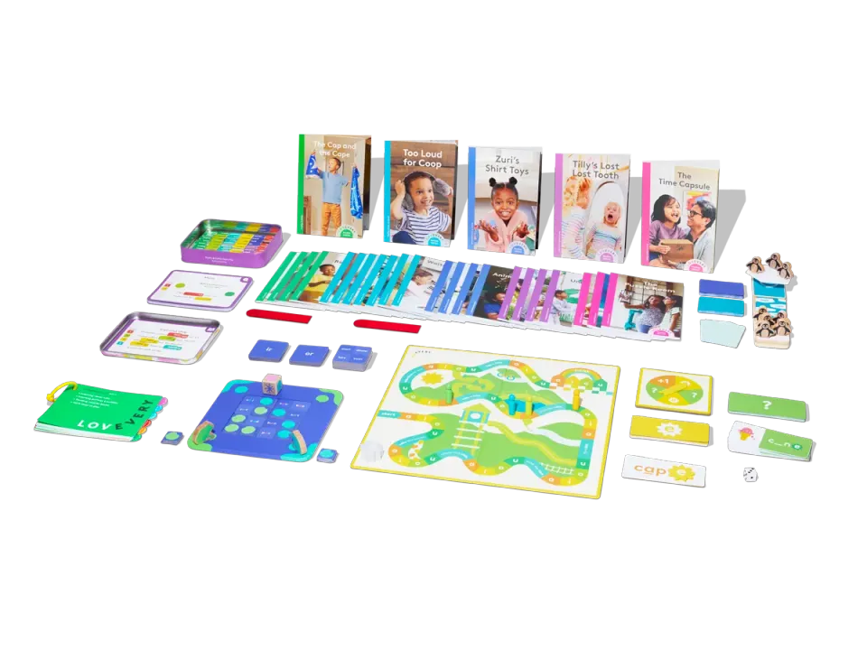 Lovevery Lesefähigkeiten-Set Teil 3 Lernspiel erweiterte Regeln