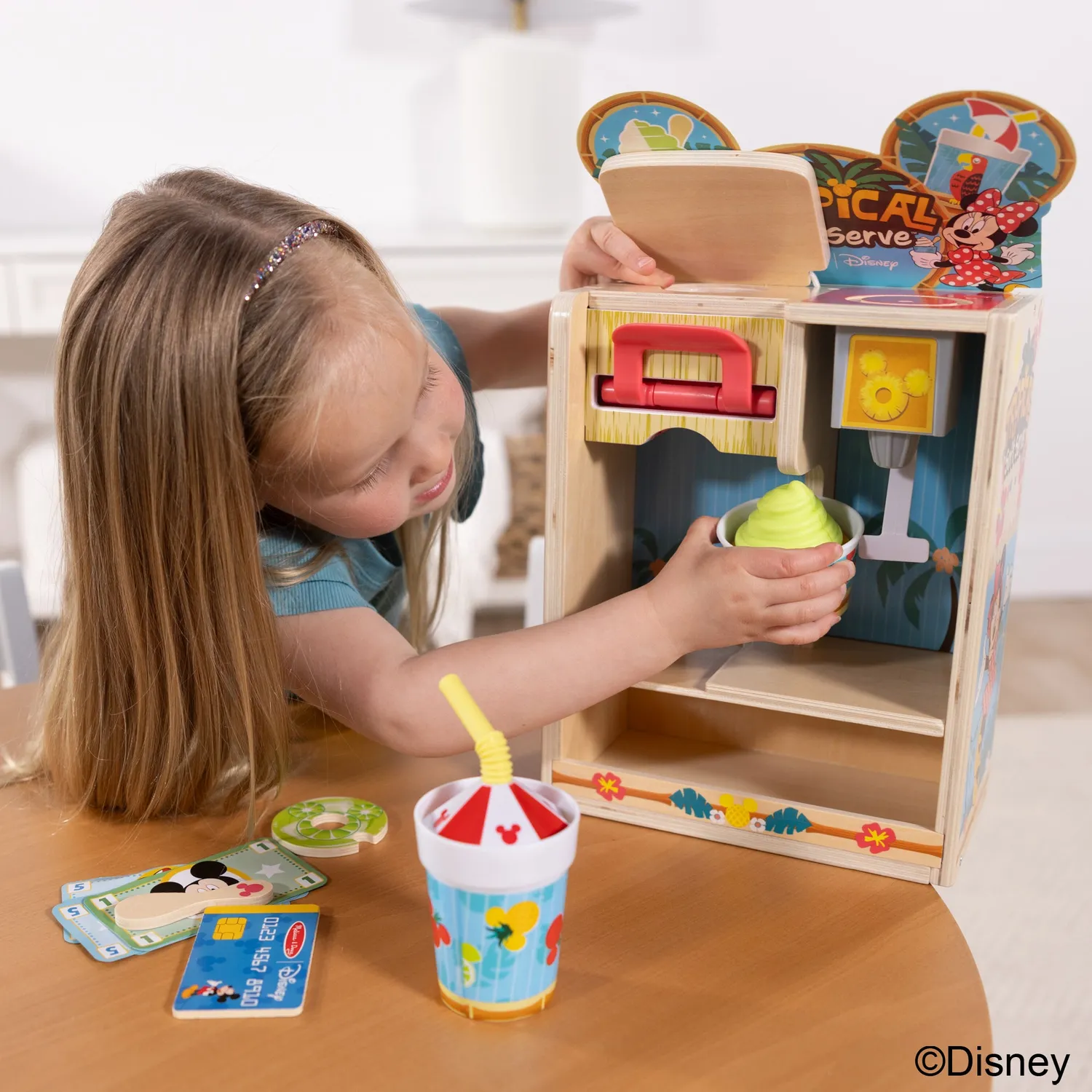 Melissa & Doug Disney Tropical Soft Serve Eis-Set Holz 23-tlg