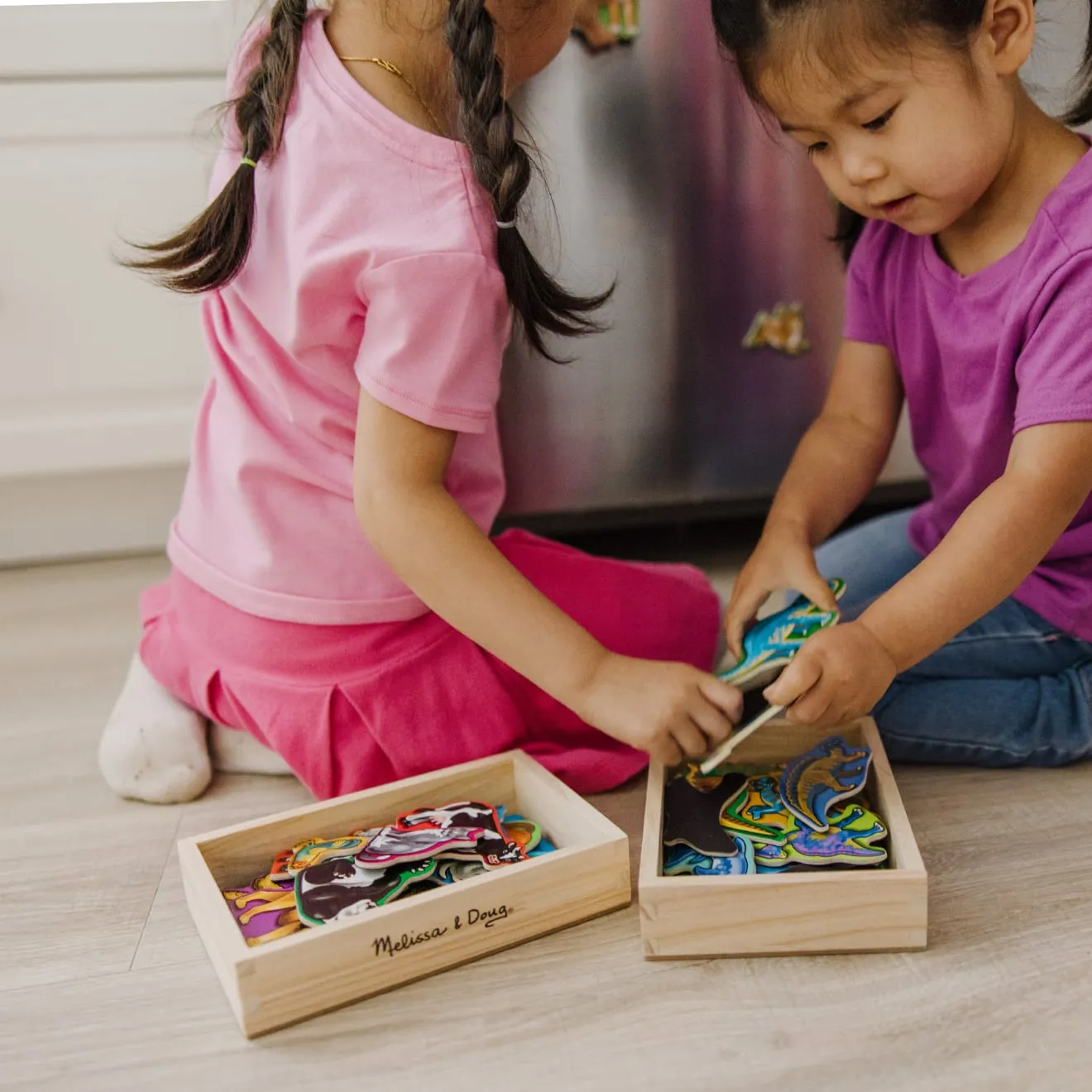 Melissa & Doug Animals Dinosaurs Holzmagnete 40er Set Holz