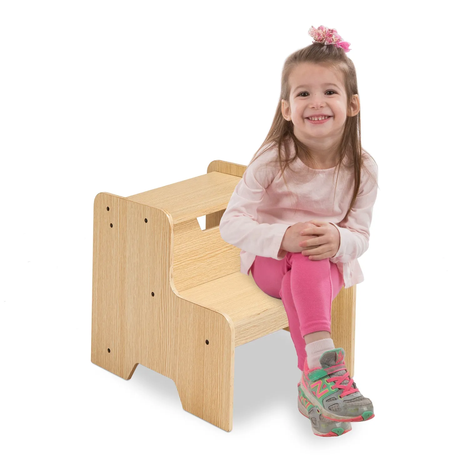 Melissa & Doug Tritthocker Holz natur 2-stufig