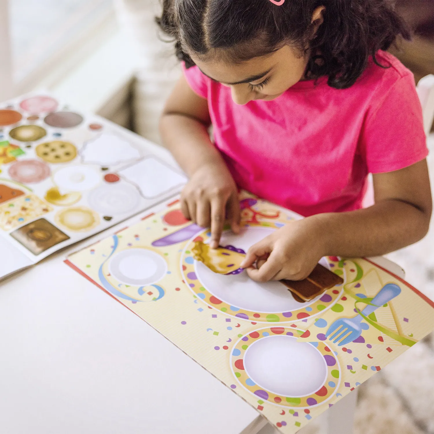 Melissa & Doug Make-a-Meal Stickerbuch Essen 225 Sticker
