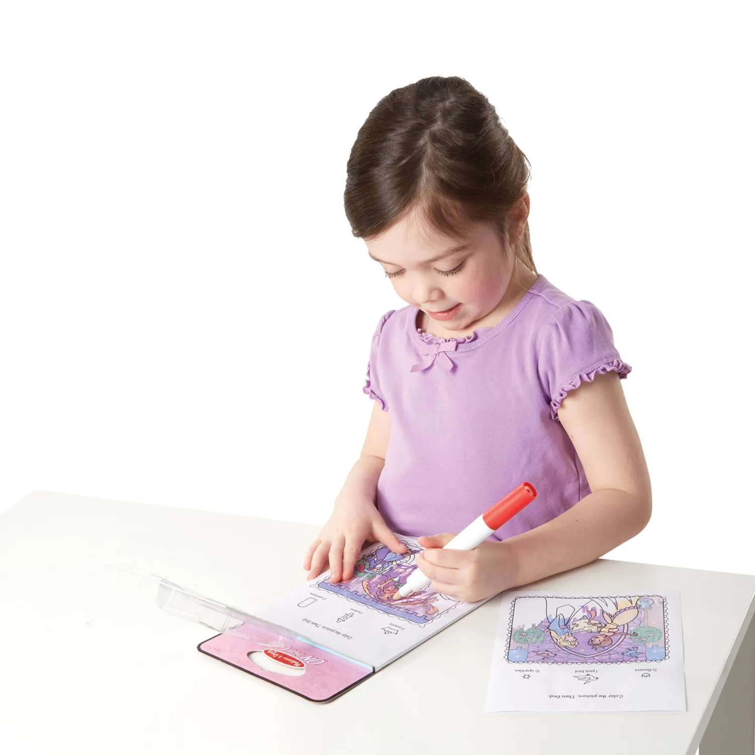 Melissa & Doug On the Go ColorBlast Malbuch Prinzessin Zauber