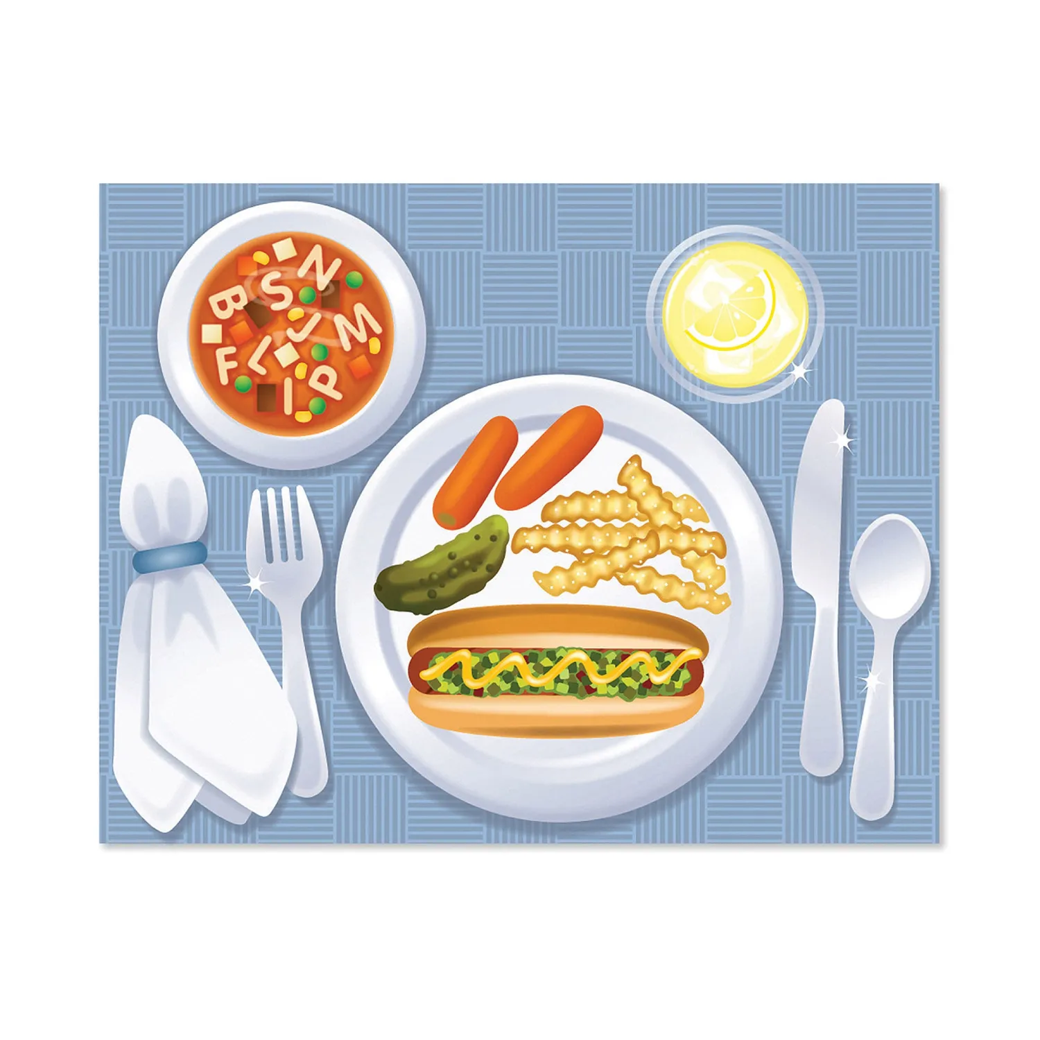 Melissa & Doug Make-a-Meal Stickerbuch Essen 225 Sticker