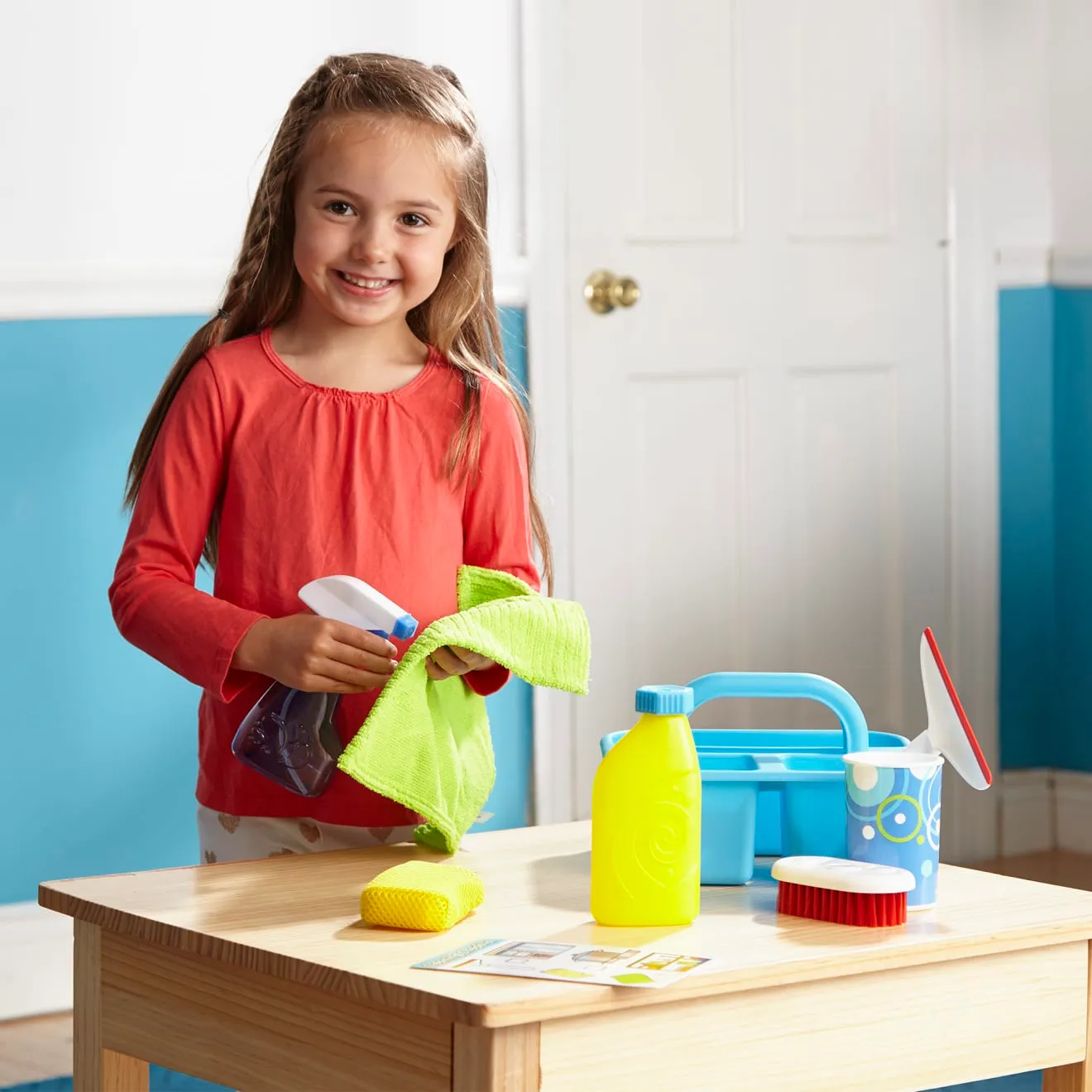 Melissa & Doug Let's Play House Spray Squirt Squeegee Putzset 9-tlg