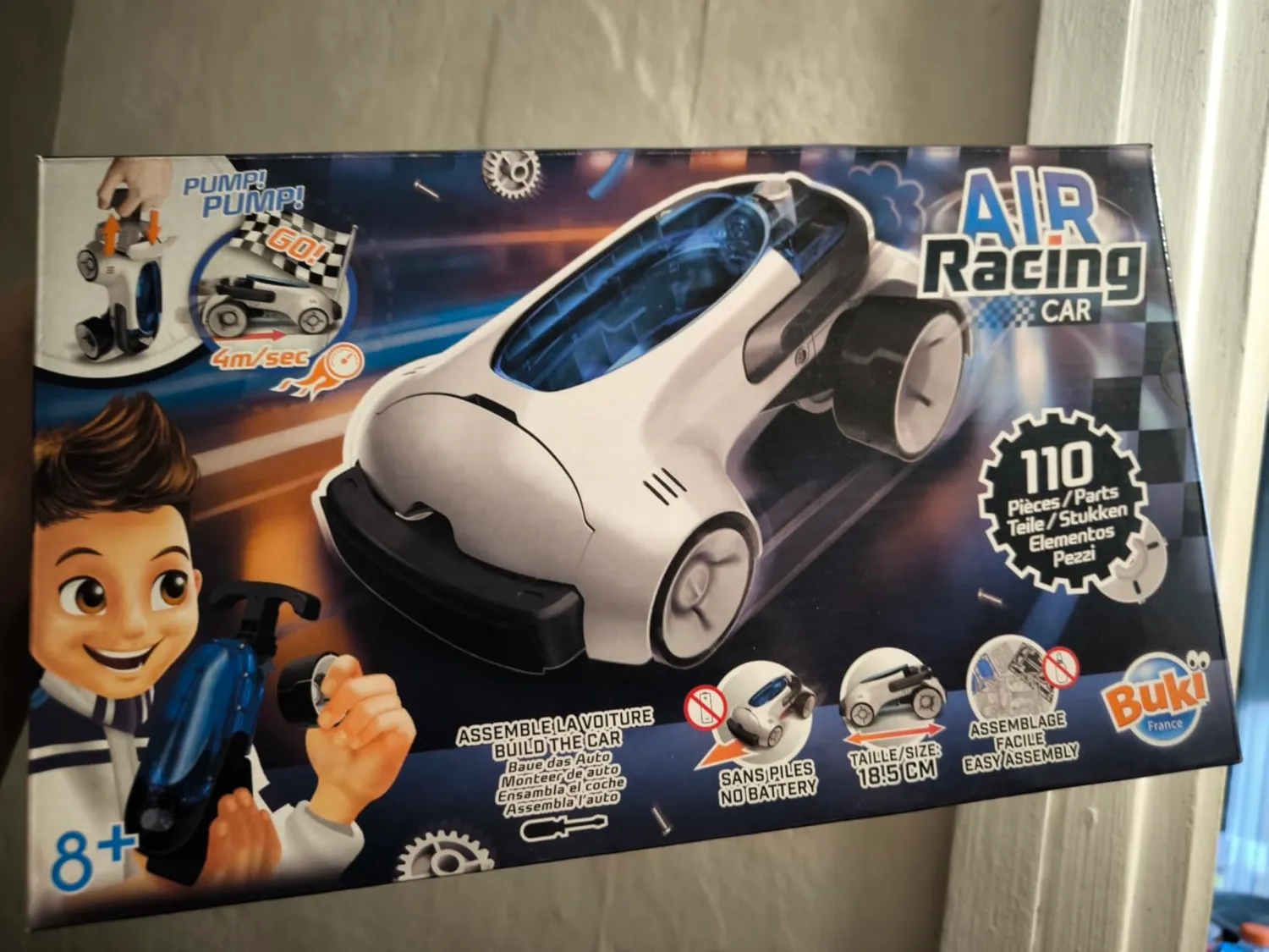 Buki France 7511 Air Racing Car Bausatz Druckluft ab 8 Jahre