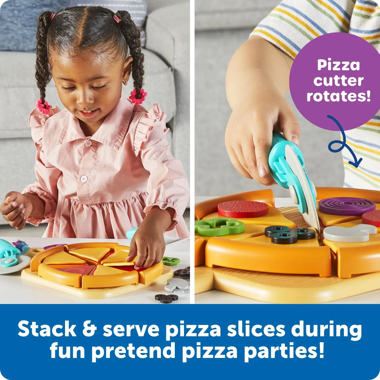 Learning Resources New Sprouts Pizzaabend Spielset 32-teilig Rollenspiel