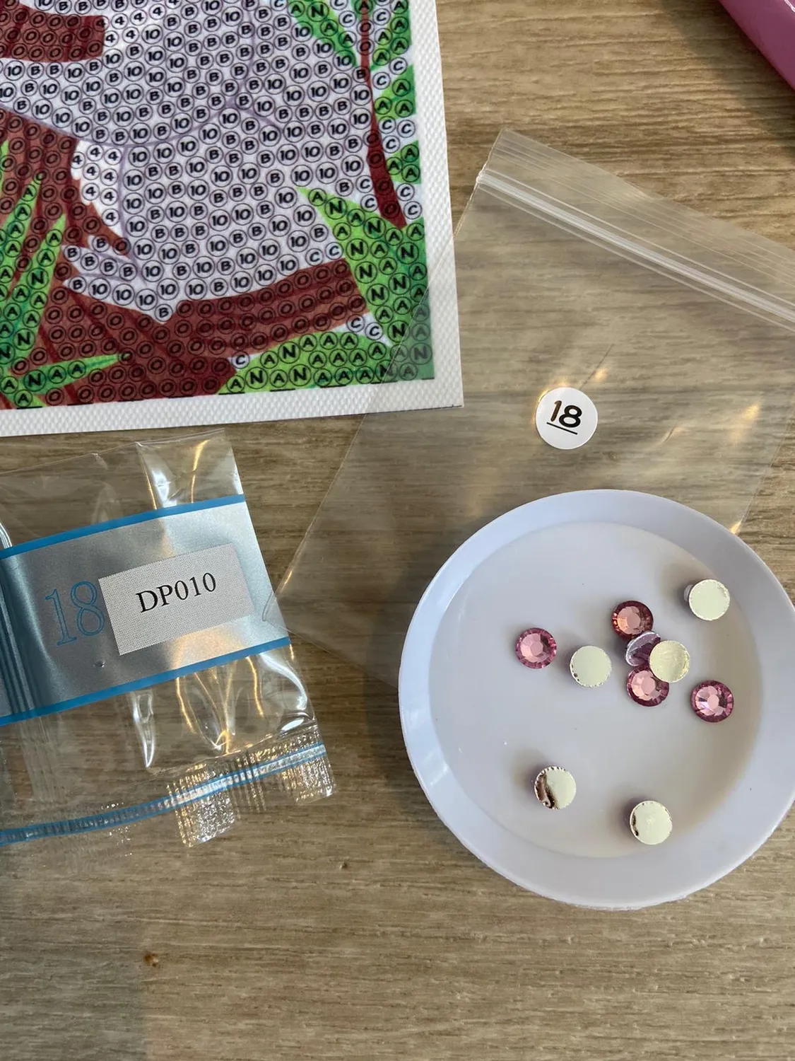Buki Be Teens DP002 Glitzerbild Traditionell