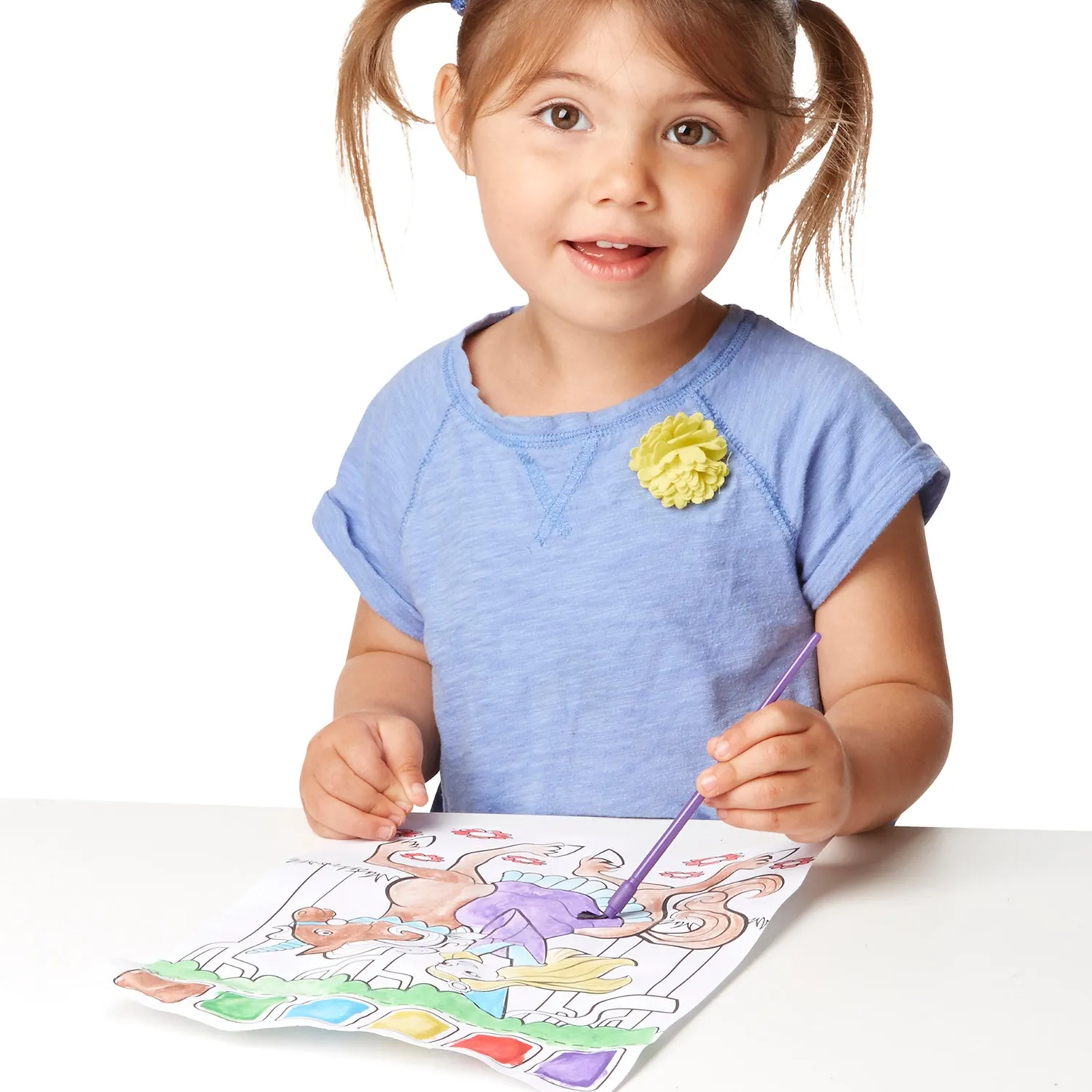 Melissa & Doug Paint With Water Malbuch Prinzessin inkl Pinsel