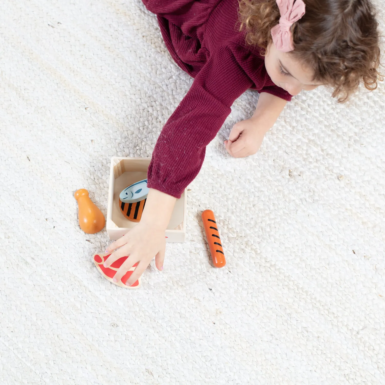 Melissa & Doug Food Groups Spielessen Protein Holz 6-teilig