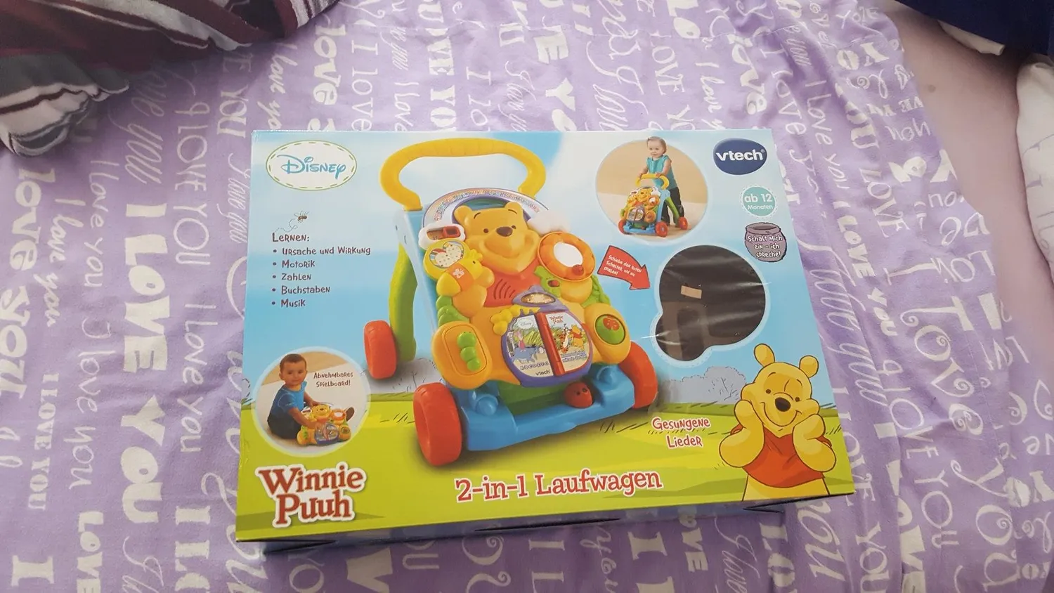 VTech Baby Winnie Puuh 2-in-1 Laufwagen Lauflernwagen Musik