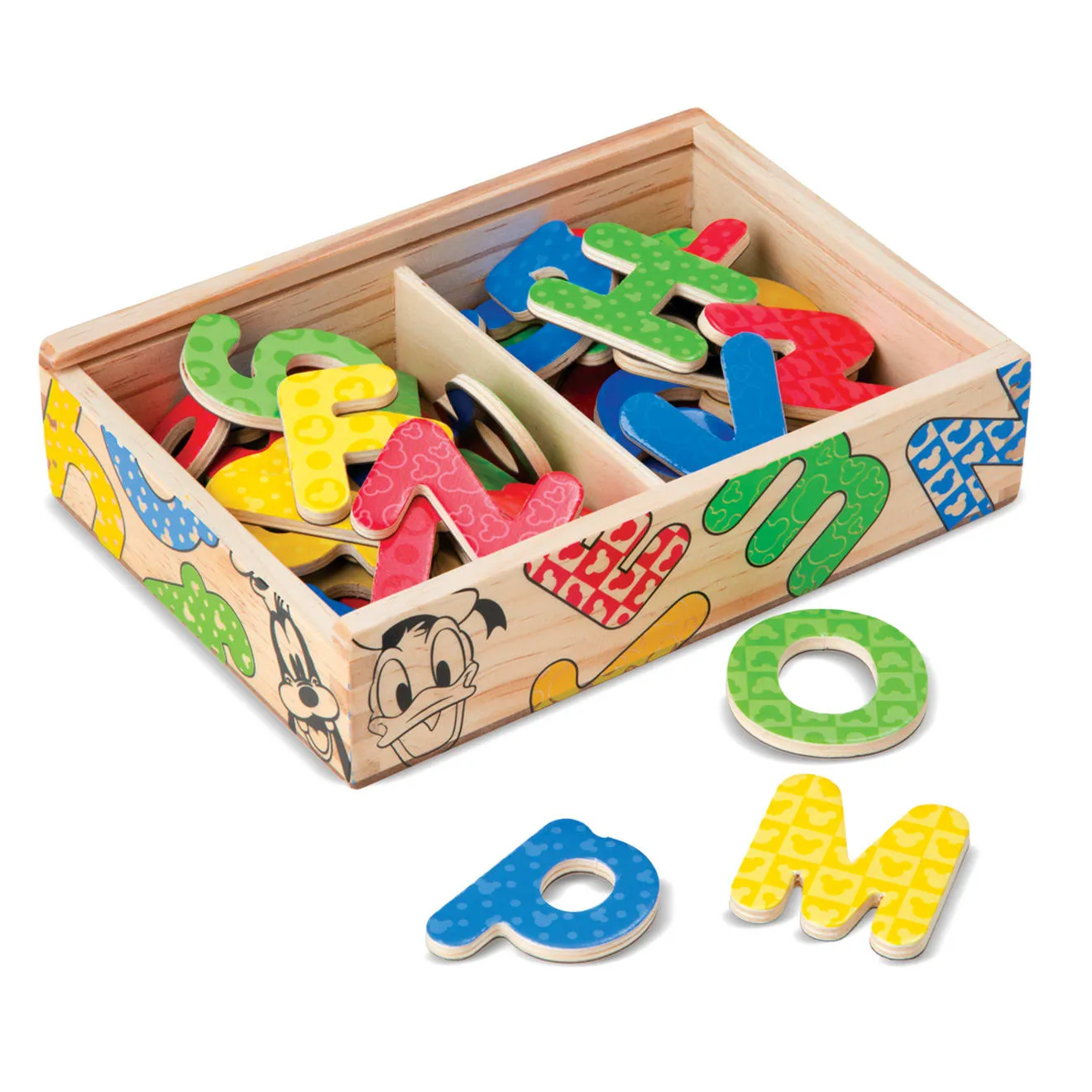 Melissa & Doug Disney Mickey Friends Magnetbuchstaben Holz 52tlg