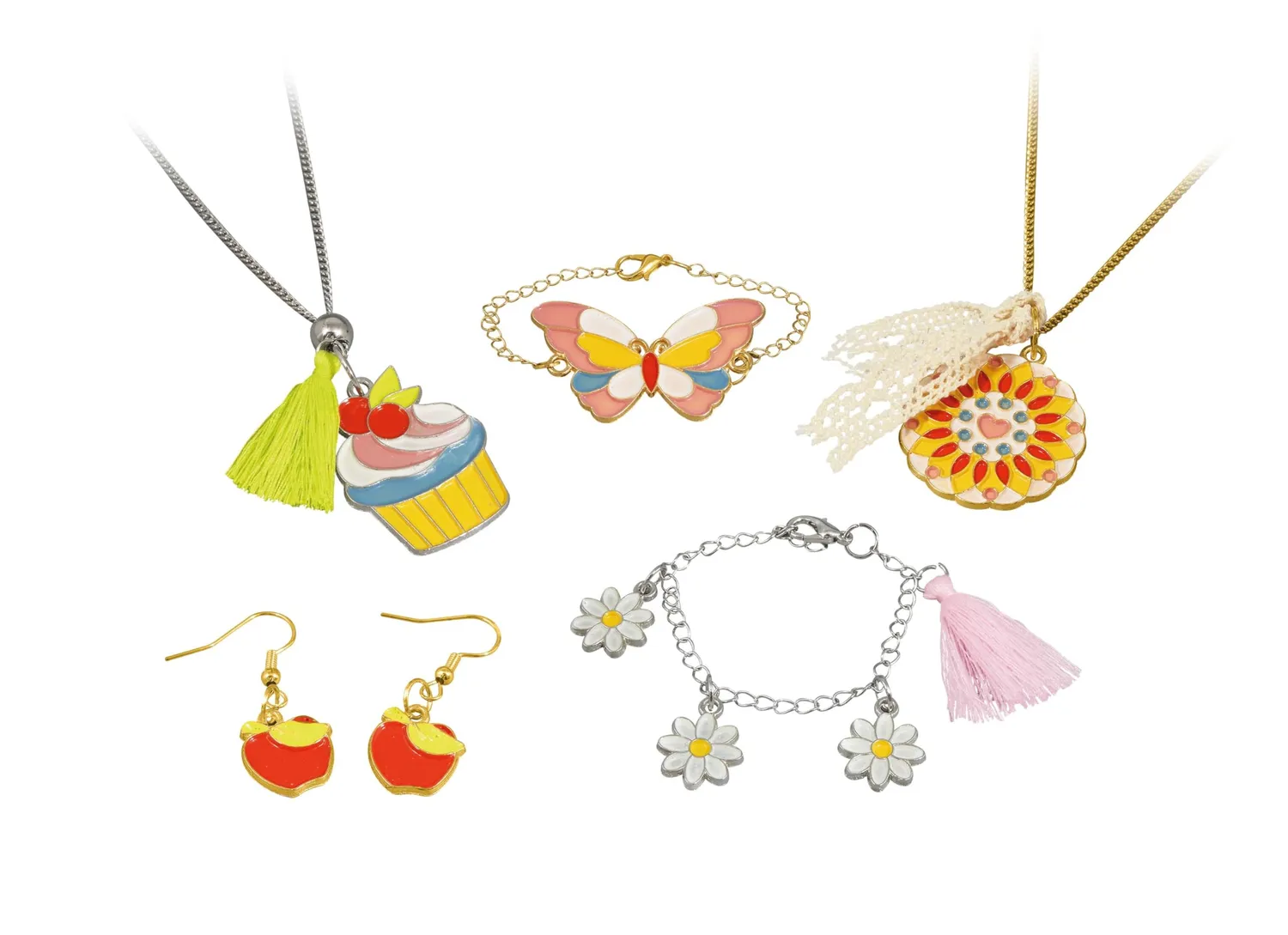 Buki BE121 Charms-Schmuck Bastelset mit Farbe ab 8 Jahren