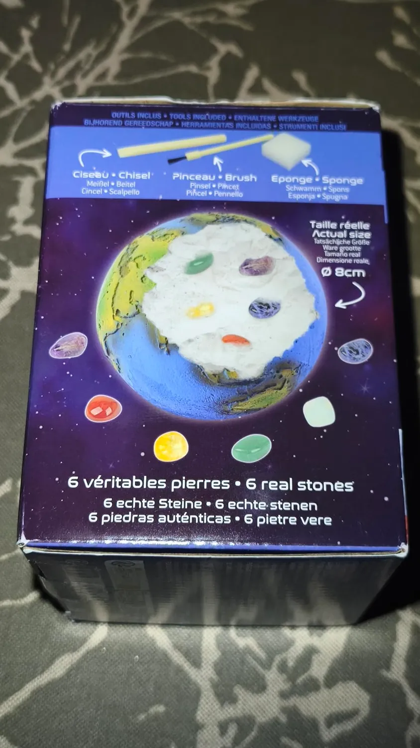 Buki France Dig a Planet Erde Ausgrabungsset 6 Steine
