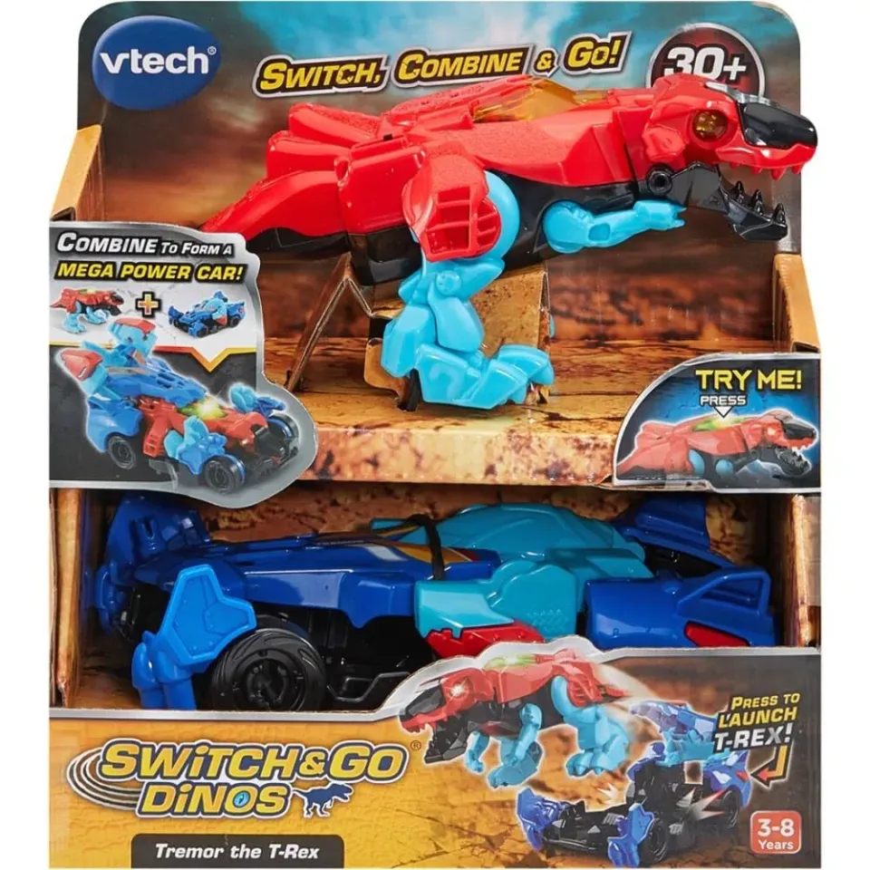 VTech Combo T-Rex 2-in-1 Dinosaurier Auto 3-8 Jahre