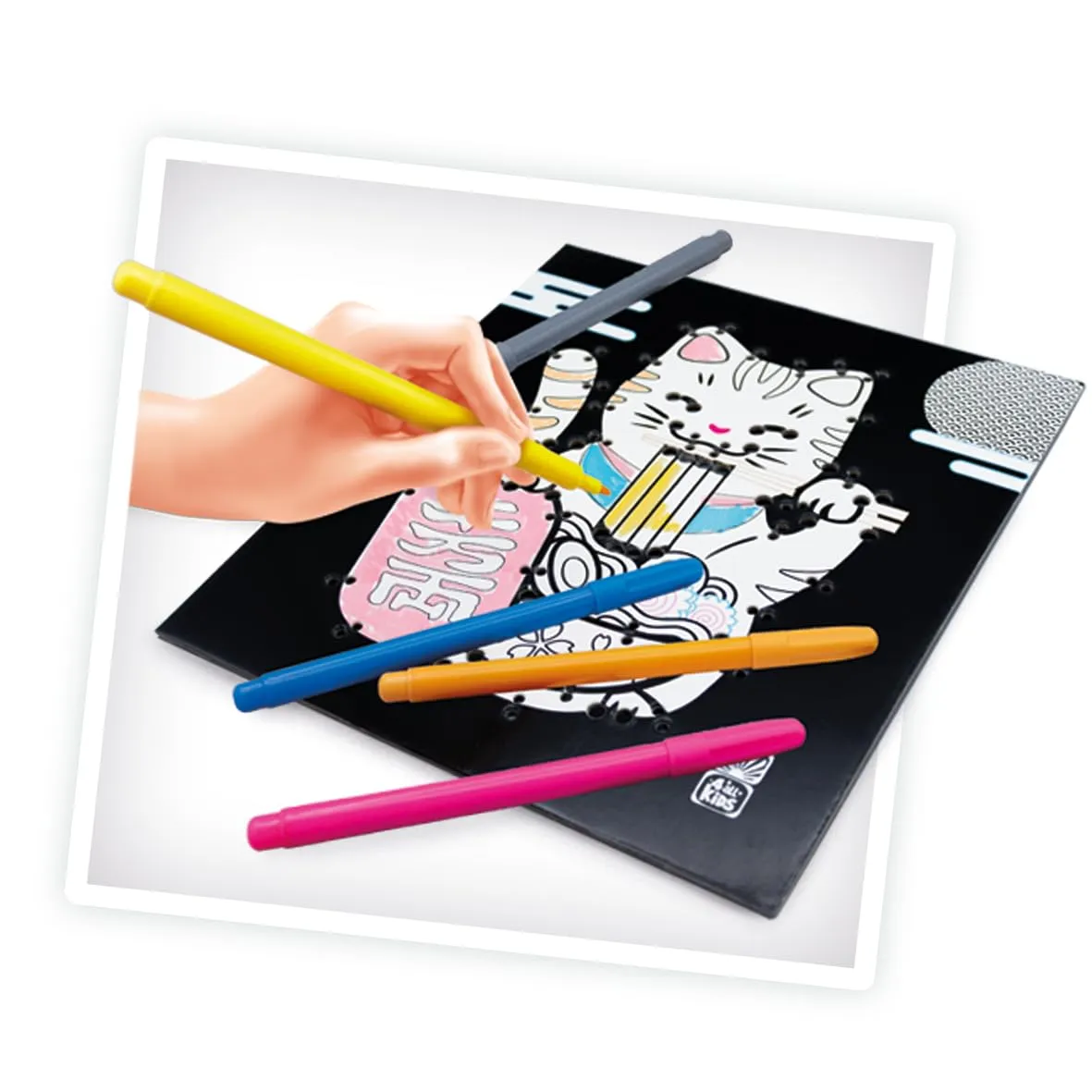 Buki France FK015 Neonrahmen Maneki-Neko DIY-Set 3 Modi