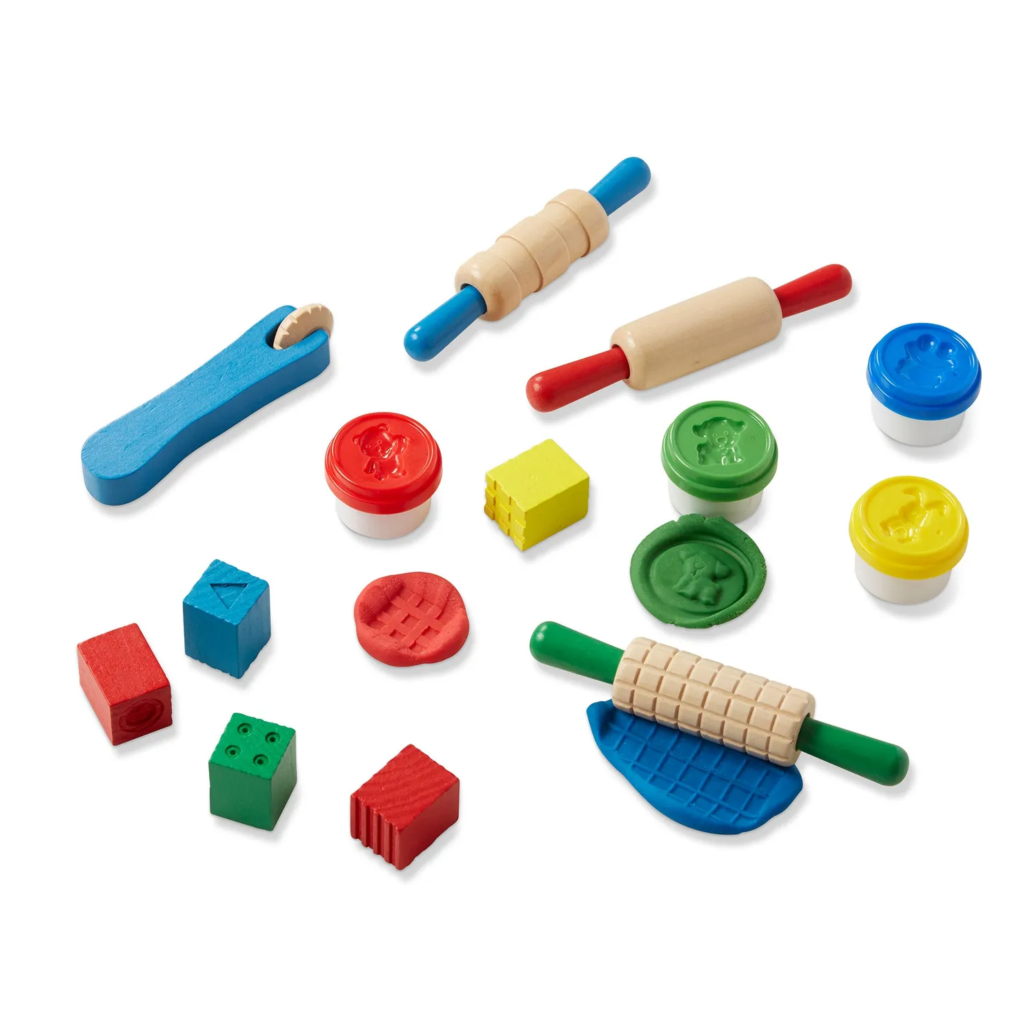 Melissa & Doug Created by Me Shape Model Mold Knetset 4 Farben ab 3 Jahren