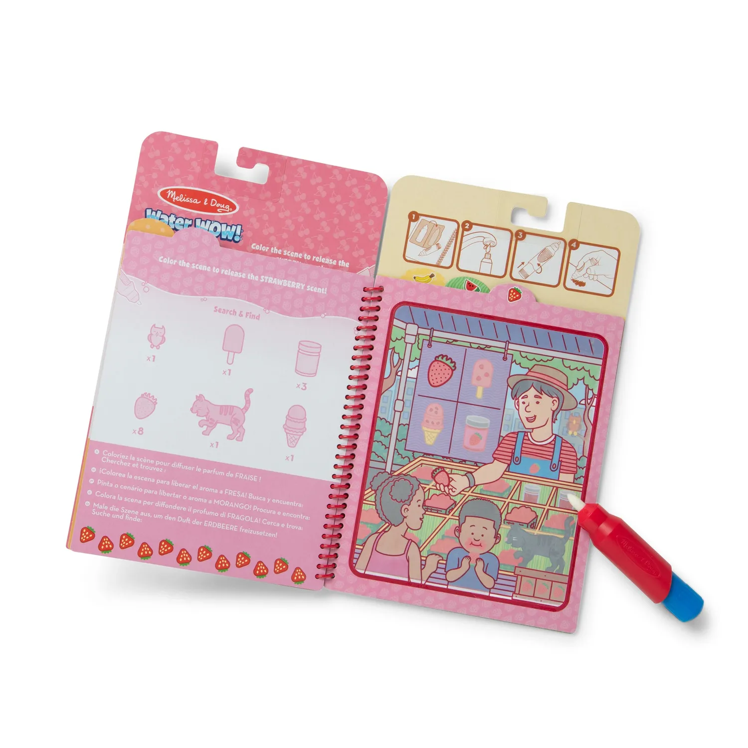 Melissa & Doug Water WOW Duft-Malbuch Frucht