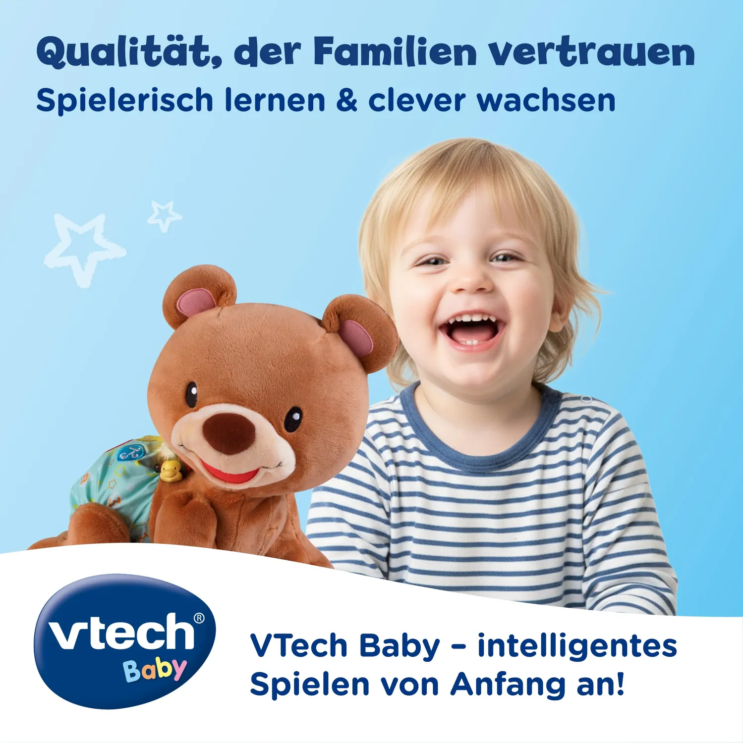 VTech Krabbel-mit-Mir-Bär Plüschtier Deutsch 9-36 Monate