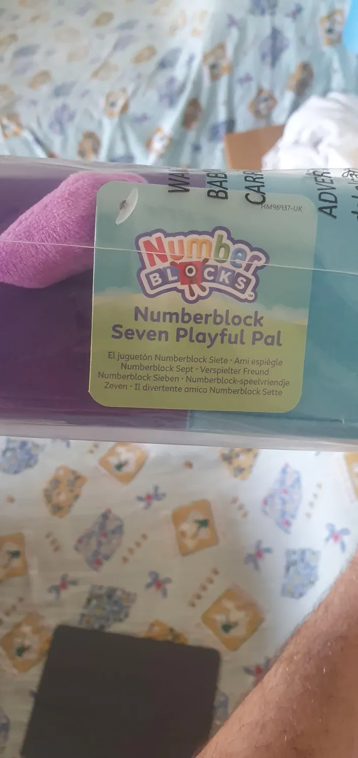 Learning Resources Numberblocks Sieben Plüschfigur 61 cm Regenbogen