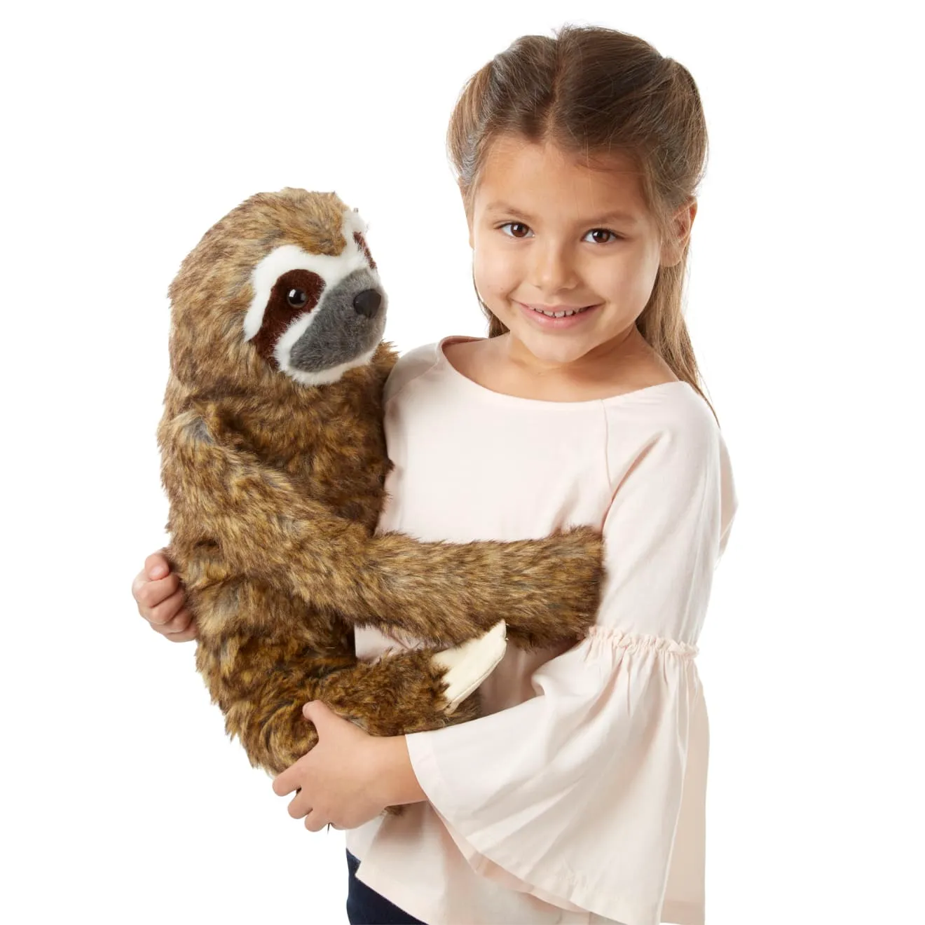 Melissa & Doug Faultier Plüschtier 37 cm Weiches Fell
