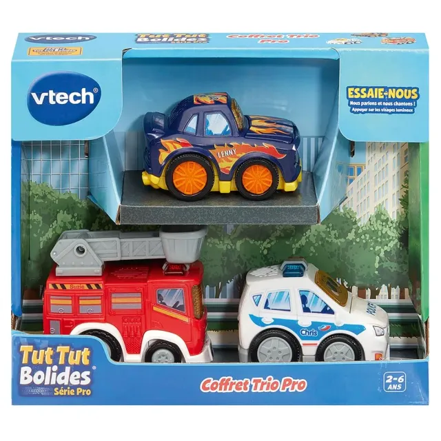 VTech Tut Tut Flitzer 3er Set Polizei Feuerwehr Rennen