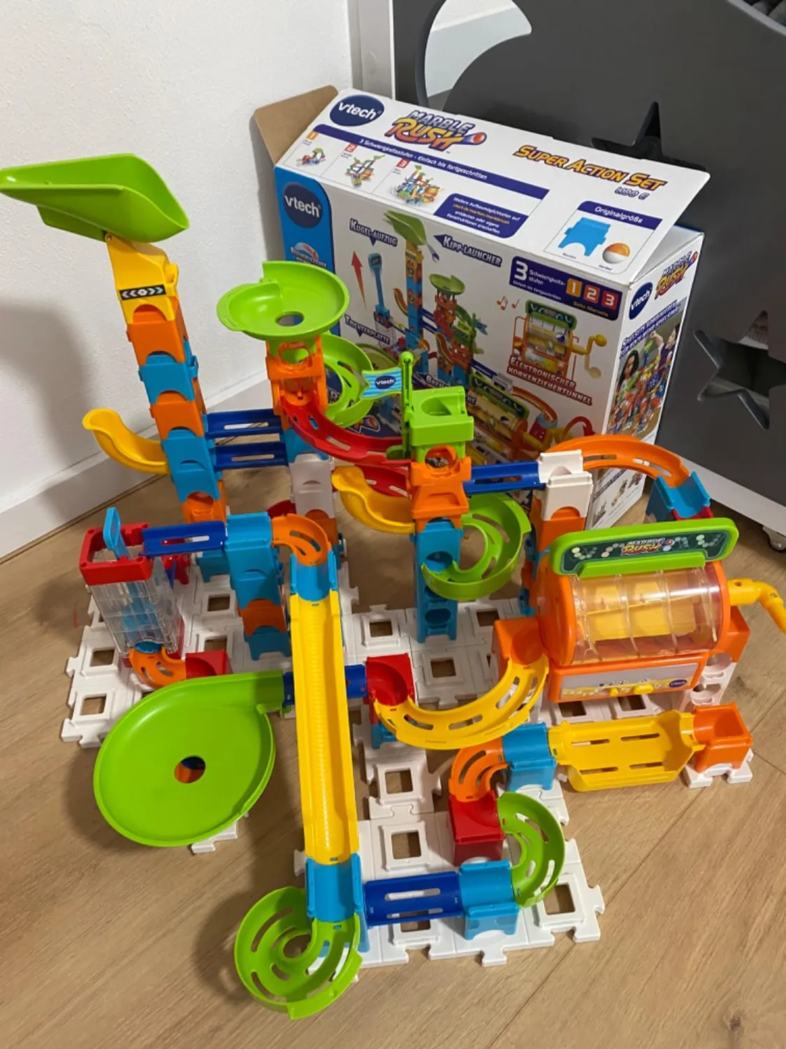 VTech Marble Rush Super Action Set L100 Kugelbahn interaktiv 99-tlg