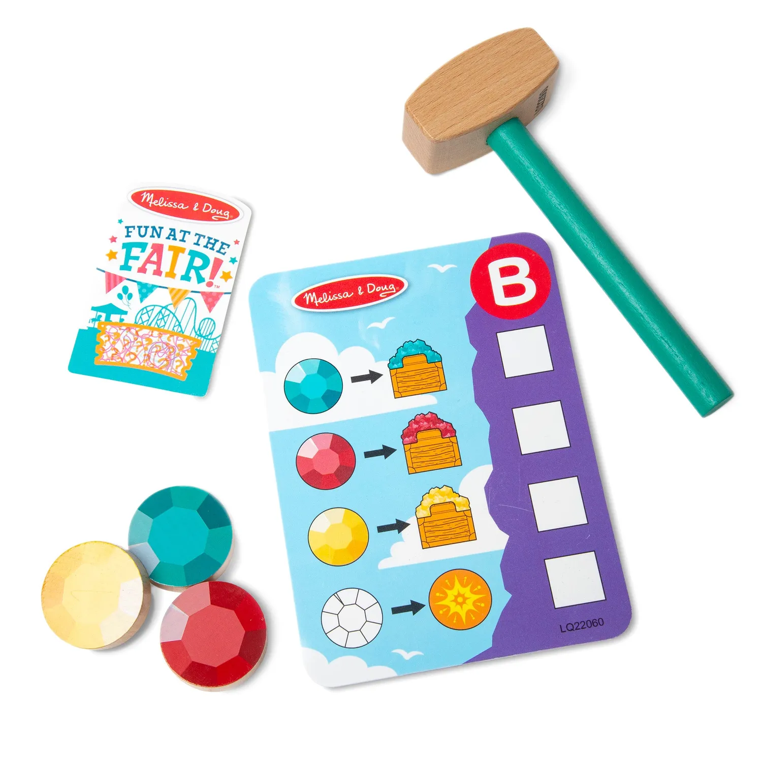 Melissa & Doug Fun at the Fair Ring the Bell Jahrmarktspiel Holz