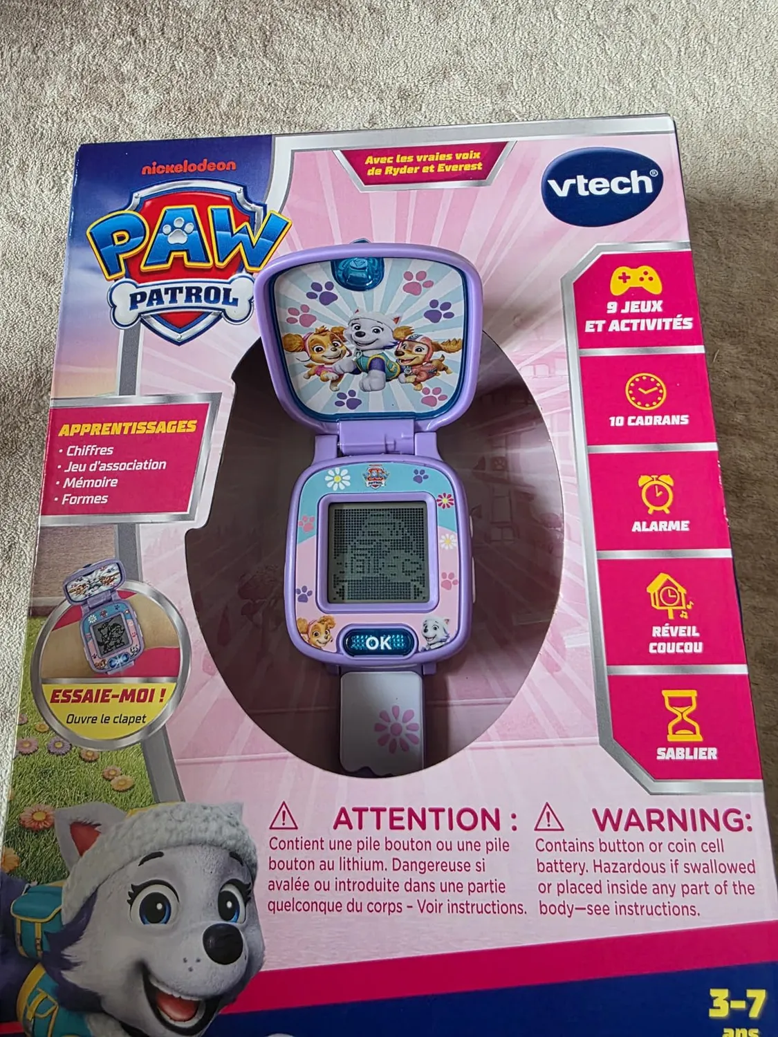 VTech Paw Patrol Everest Spieluhr interaktiv französisch