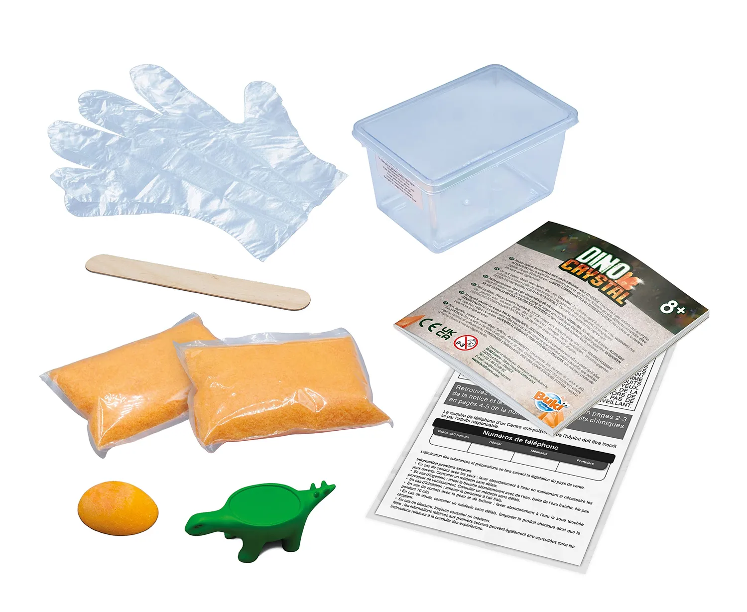Buki 9009 Dinosaurier-Kristalle Experimentierset ab 8 Jahren