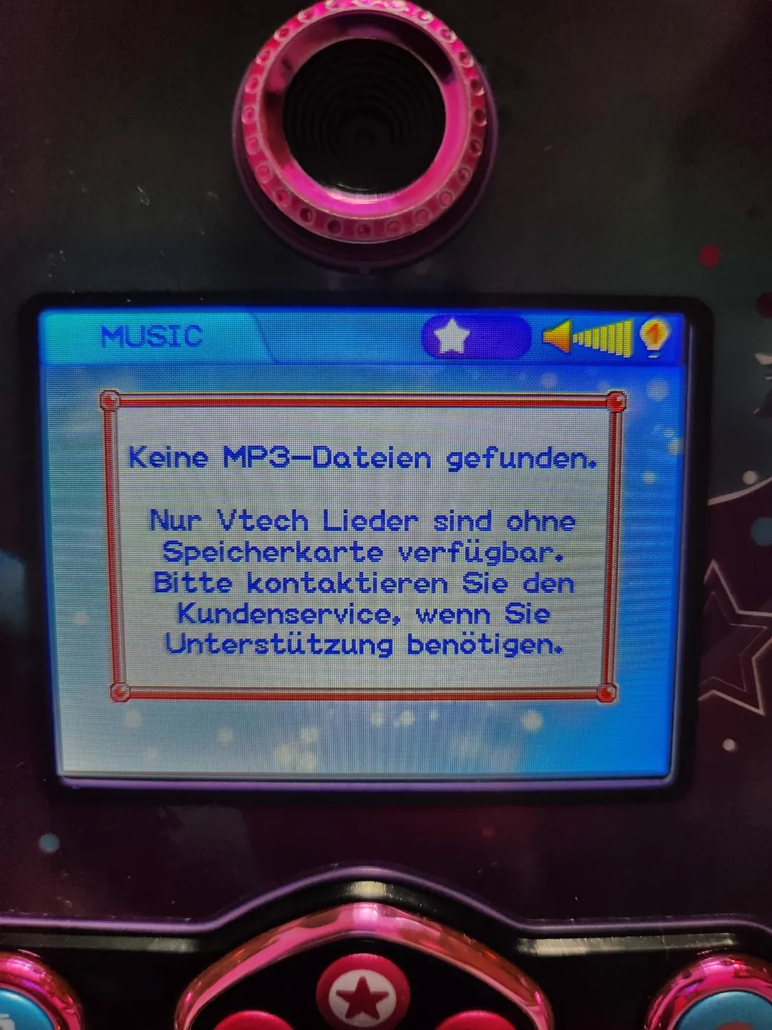 VTech Kidisecrets Selfie Music 2.0 Tagebuch schwarz mit Kamera