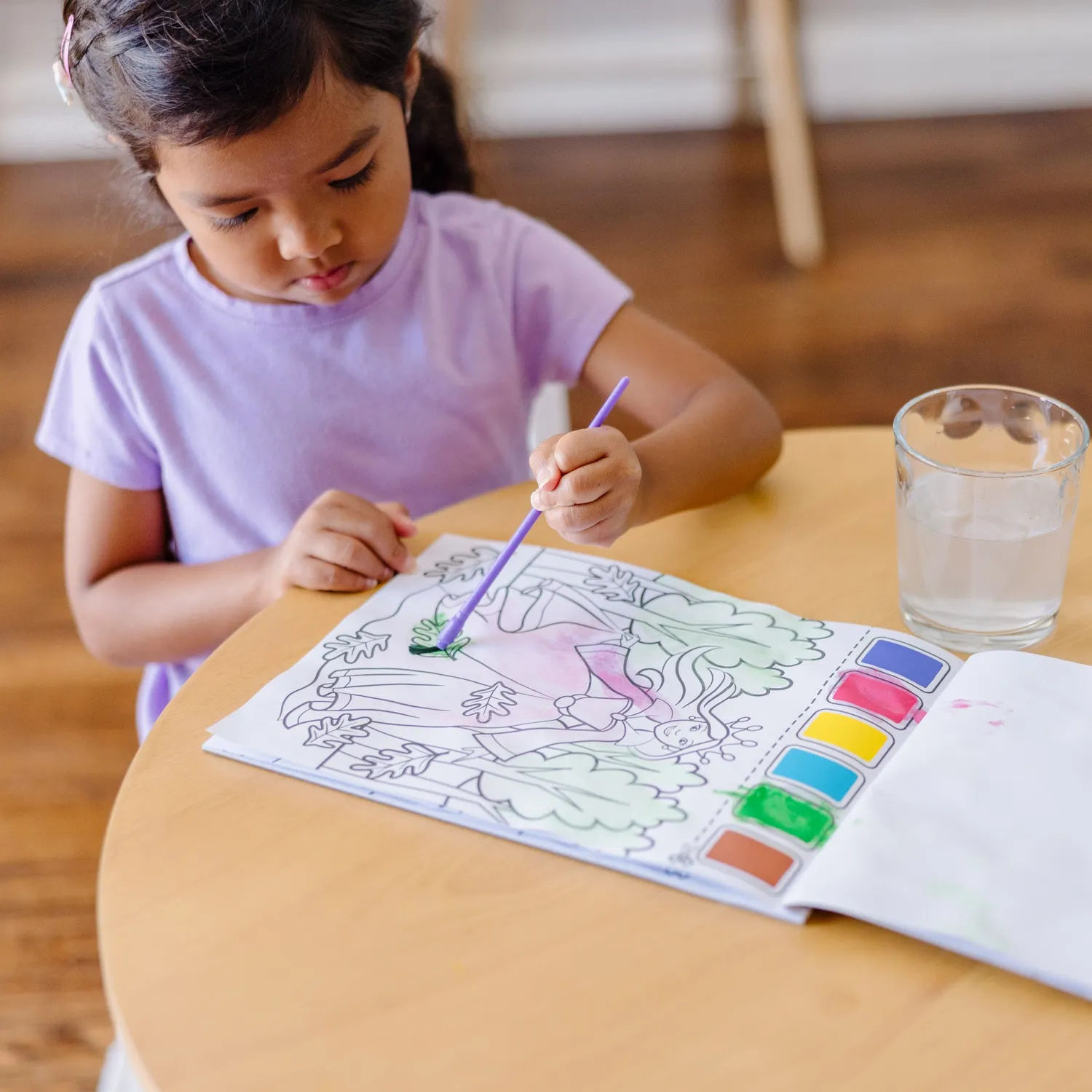 Melissa & Doug Paint With Water Malbuch Prinzessin inkl Pinsel