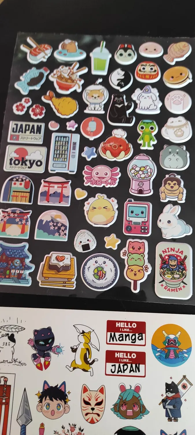 Buki France FK021 Sticker Manga Kawaii 200 Aufkleber