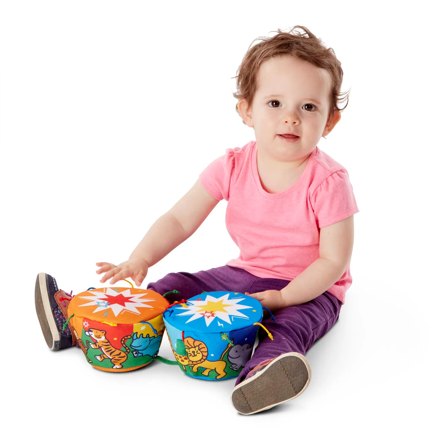 Melissa & Doug K's Kids Musical Bongos Babytrommel Stoff
