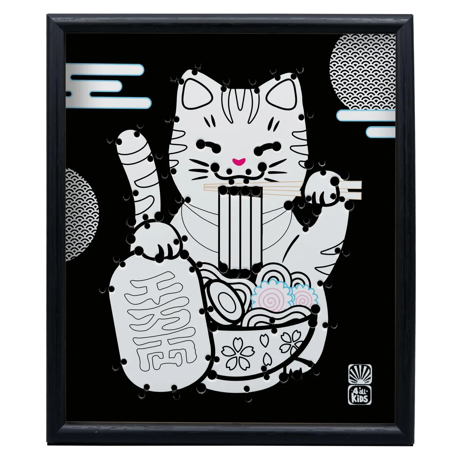 Buki France FK015 Neonrahmen Maneki-Neko DIY-Set 3 Modi