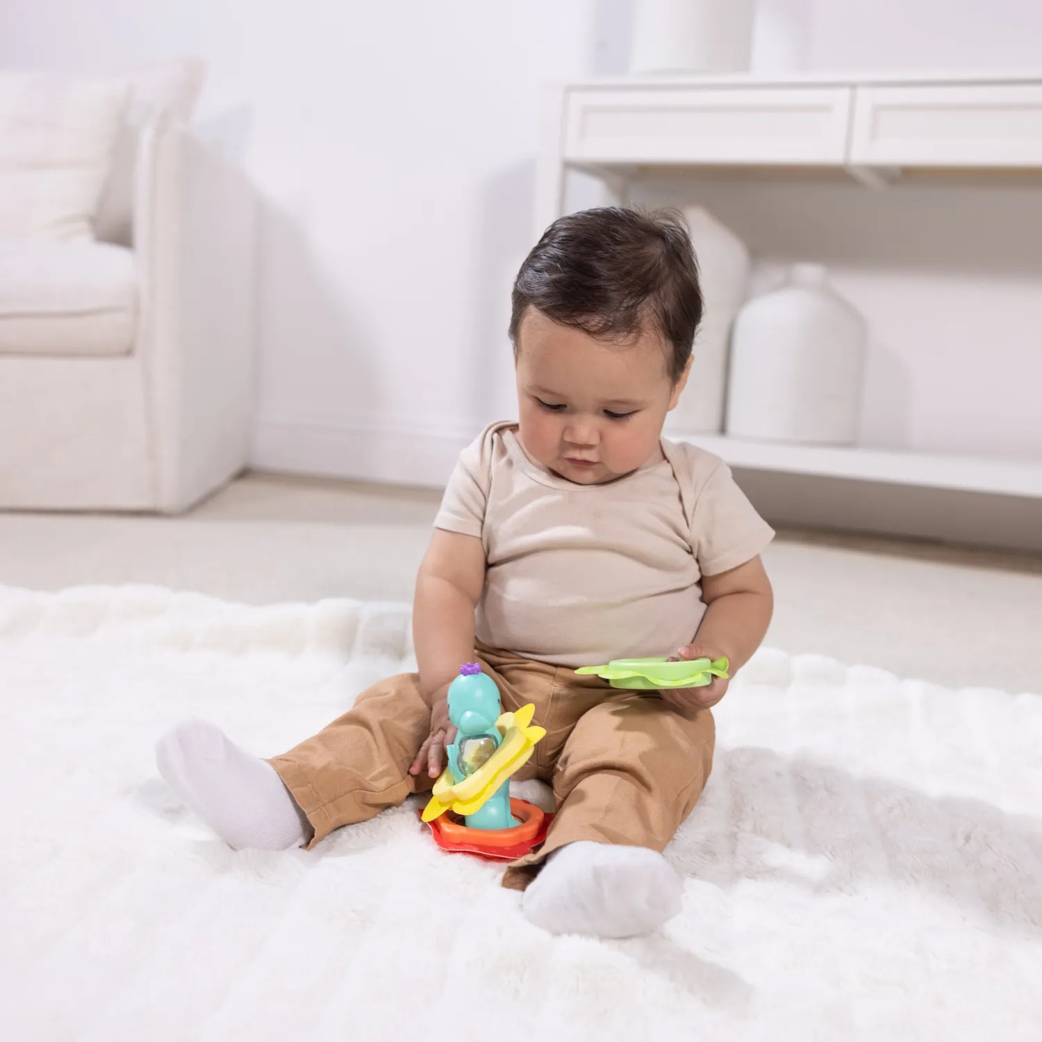 Melissa & Doug Ocean Waves Seahorse Steckspiel Baby ab Geburt