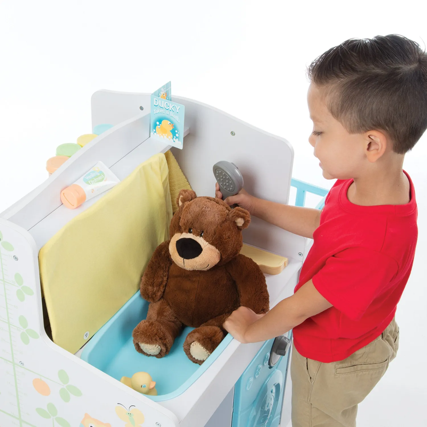 Melissa & Doug Mine to Love Baby Puppenstation Holz
