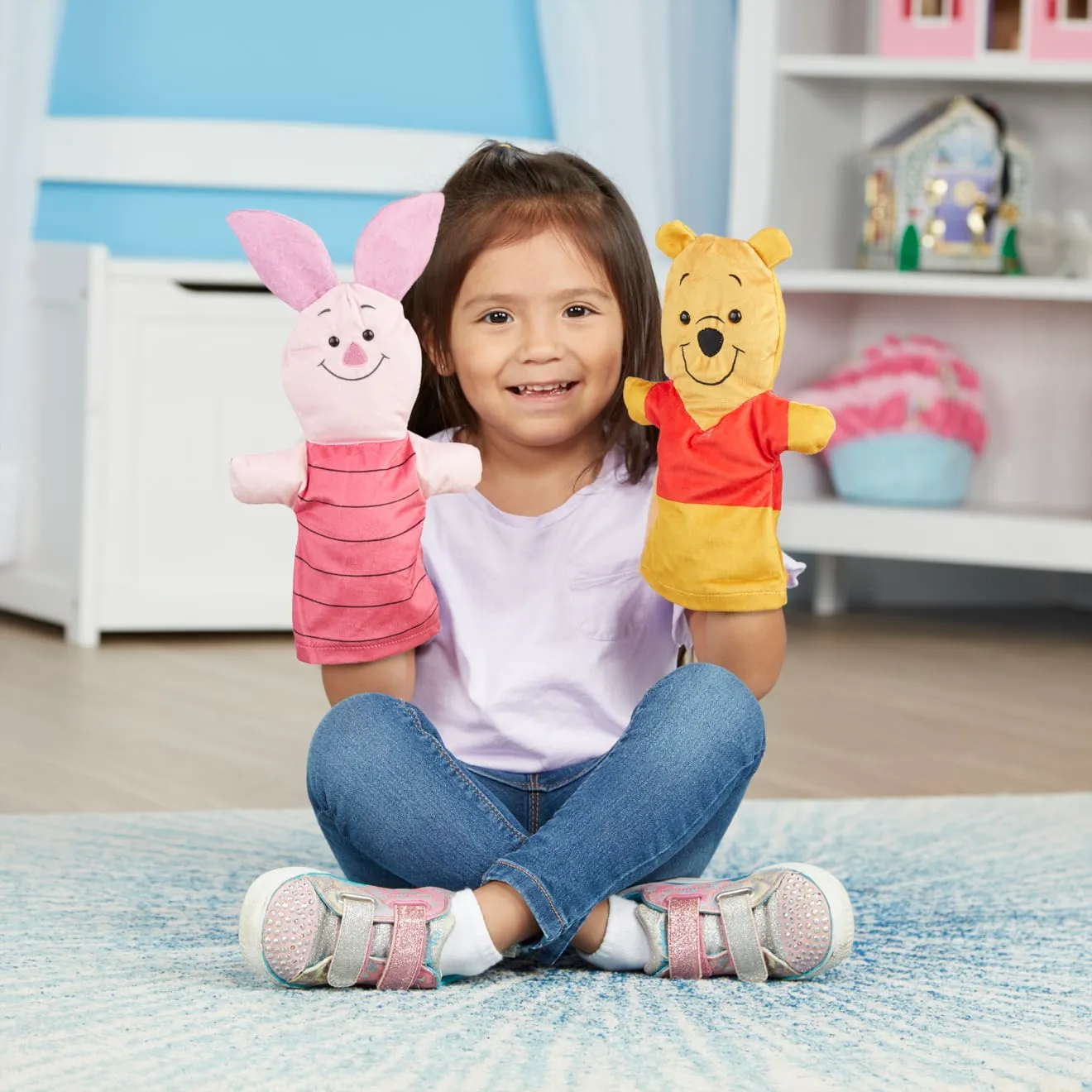 Melissa & Doug Winnie Pooh Handpuppen Plüsch 4er