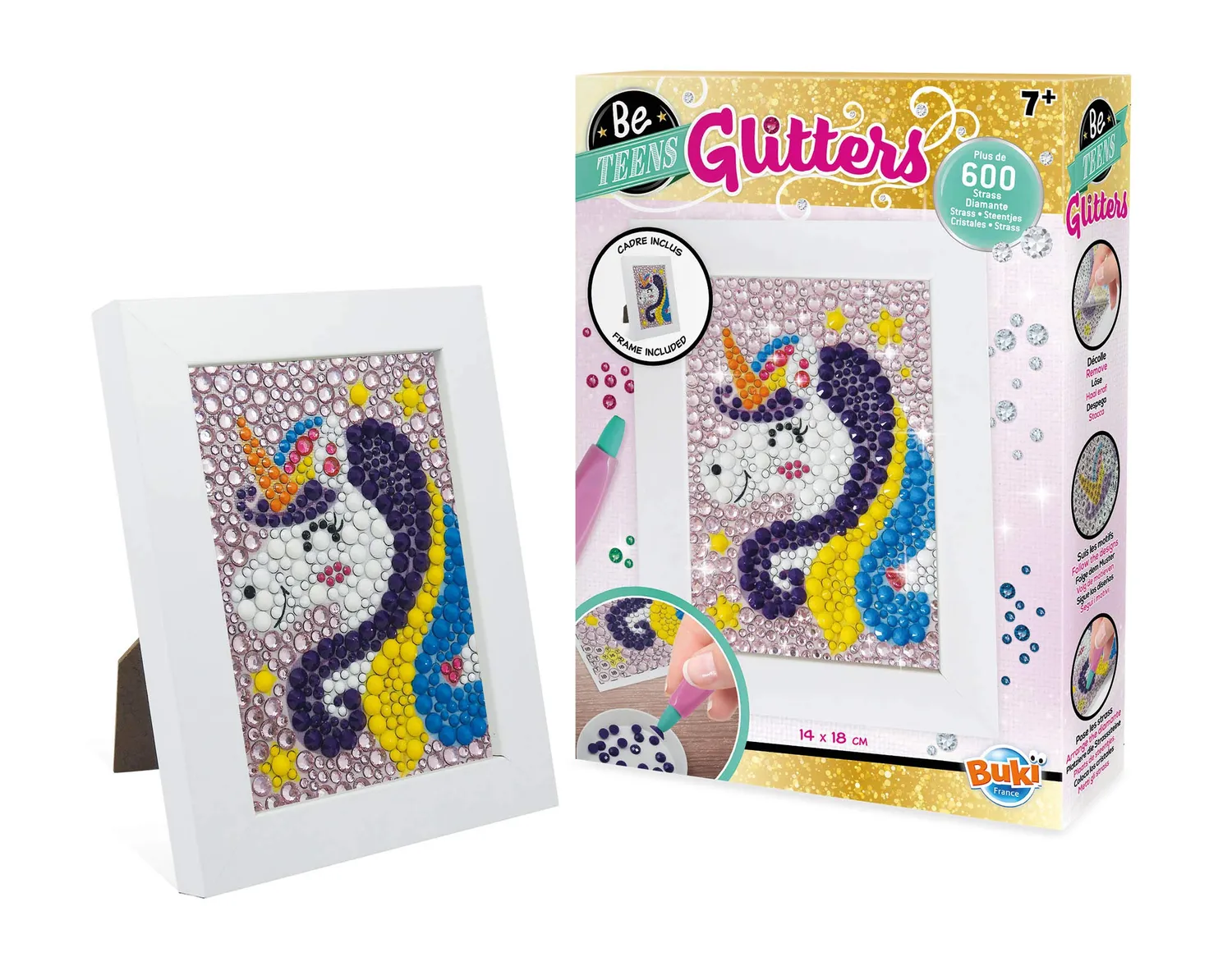 Buki Be Teens DP002 Glitzerbild Traditionell