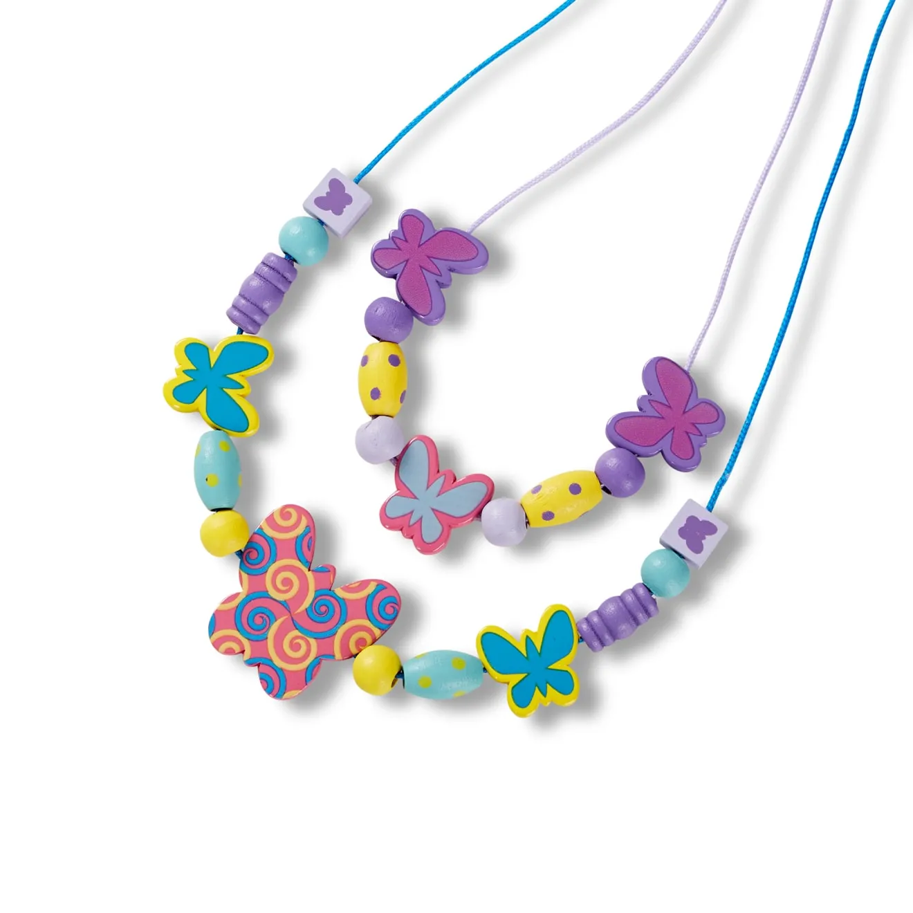 Melissa & Doug Butterfly Beads Holzperlen Bastelset