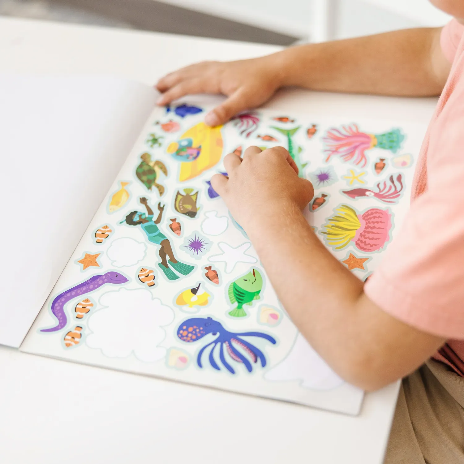 Melissa & Doug Reusable Sticker Pad Under the Sea Stickeralbum 245 Sticker