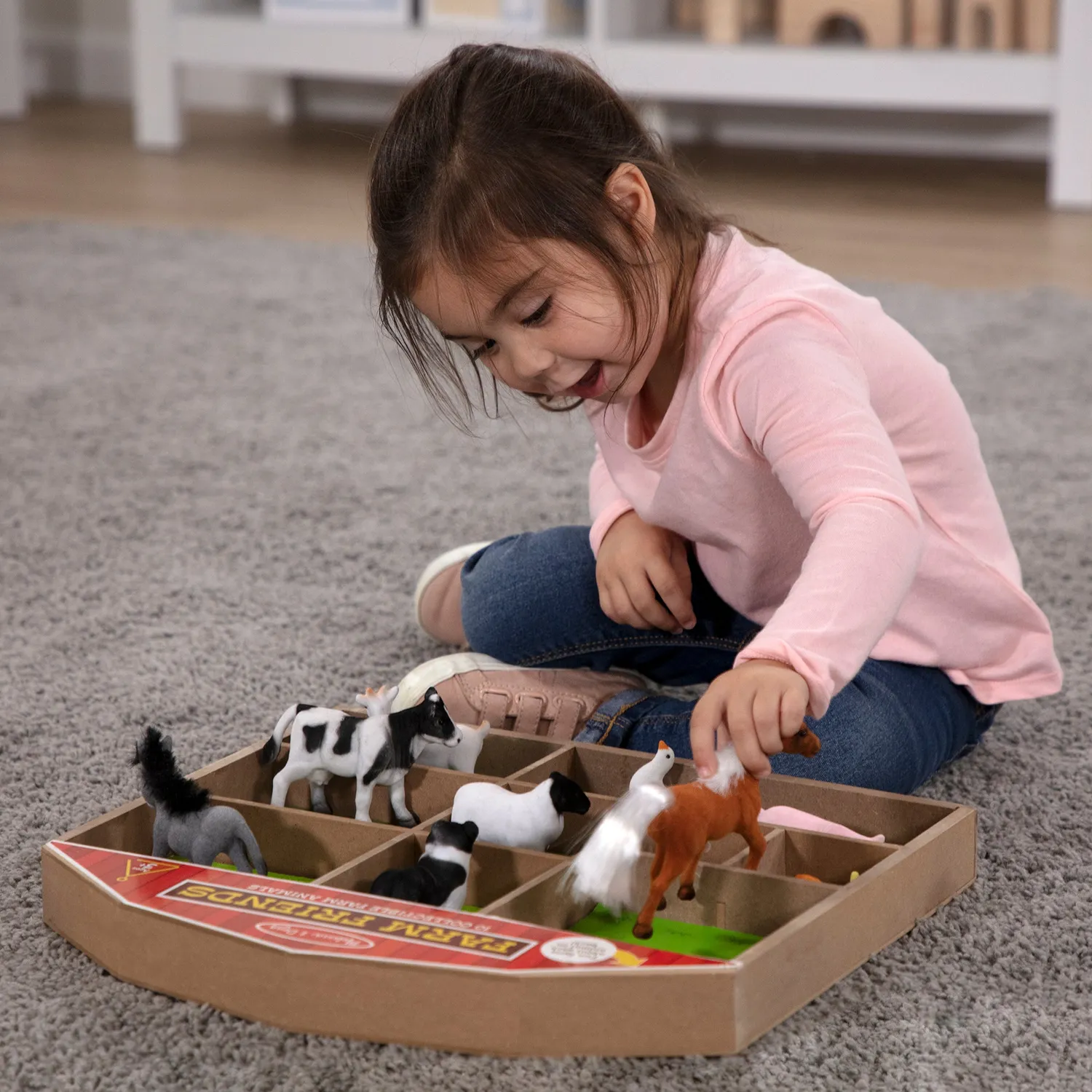 Melissa & Doug Farm Friends Spieltiere Bauernhof 10er Set