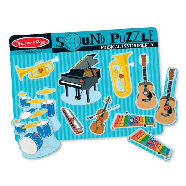 Melissa & Doug Musical Instruments Soundpuzzle 8 Teile Holz