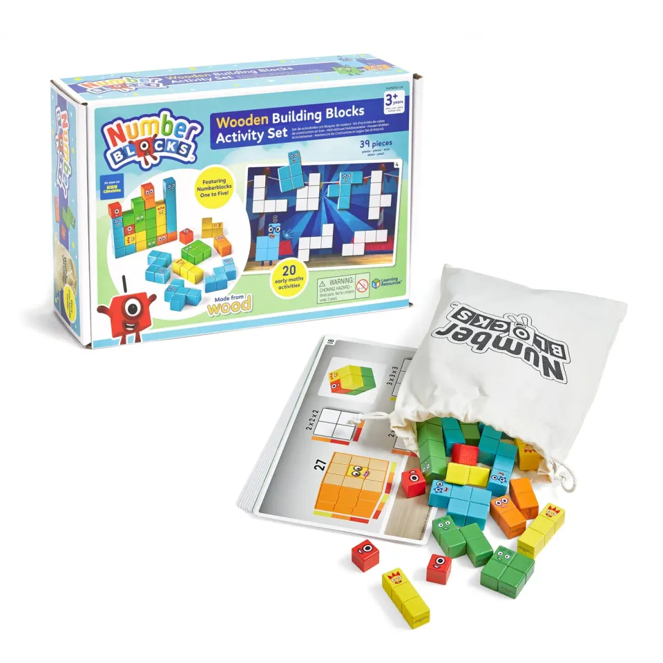 Learning Resources Numberblocks Kit Holzspielzeug 28 Teile Zählen