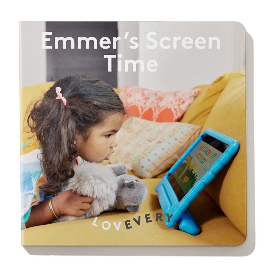 Lovevery Play Kits Emmer's Screen Time Pappbuch Alltag