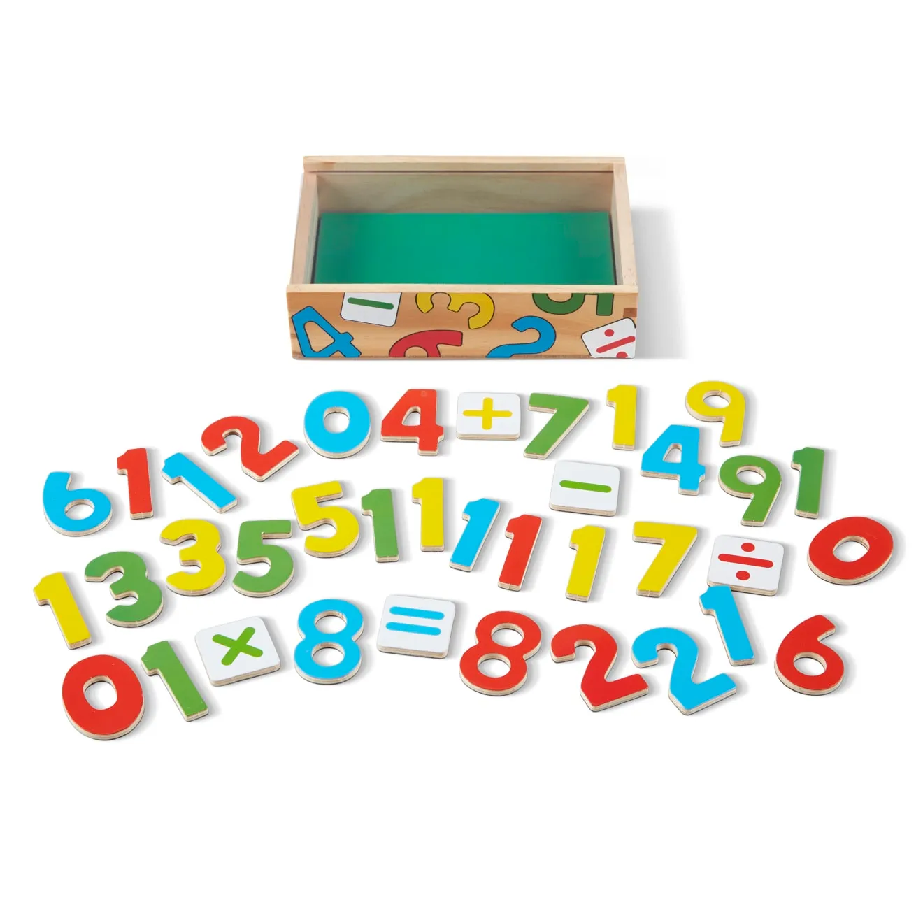 Melissa & Doug Magnetic Zahlen Magnetset Holz 37-tlg