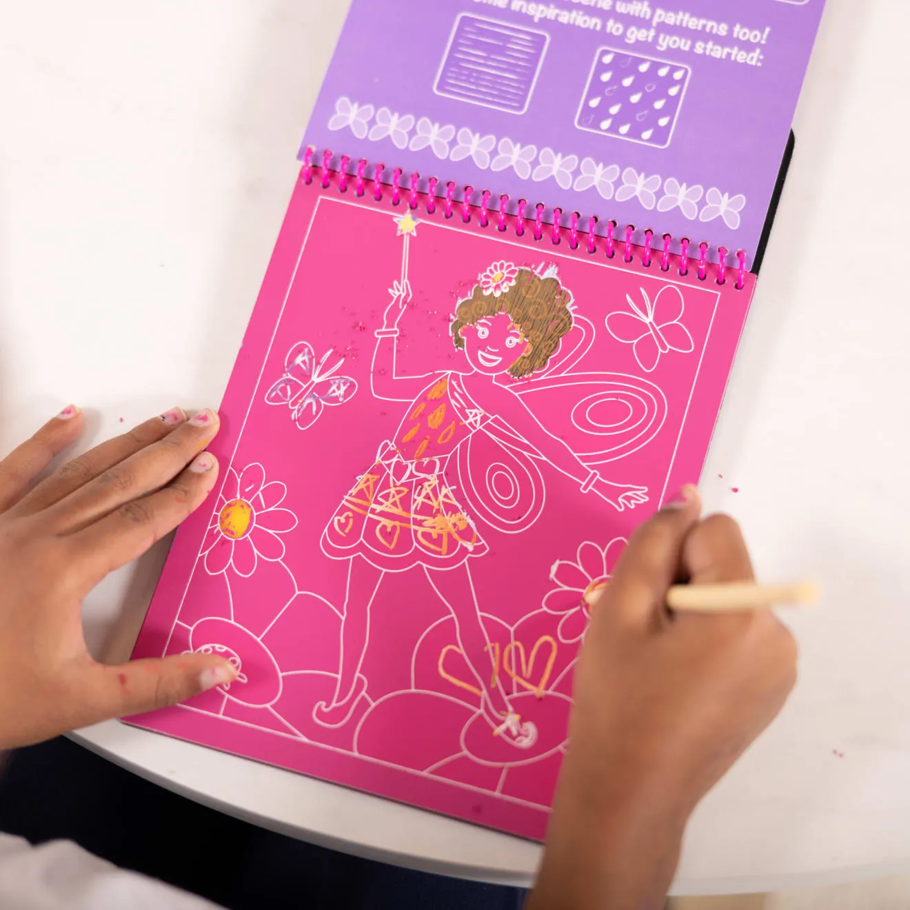 Melissa & Doug On the Go Scratch Art Fairy Tales Kratzblock