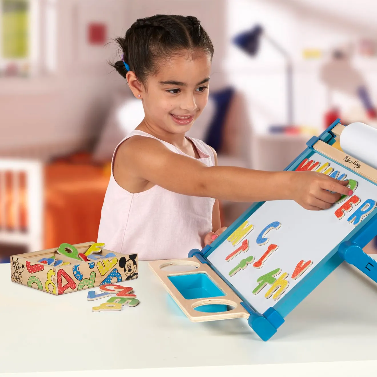 Melissa & Doug Disney Mickey Friends Magnetbuchstaben Holz 52tlg