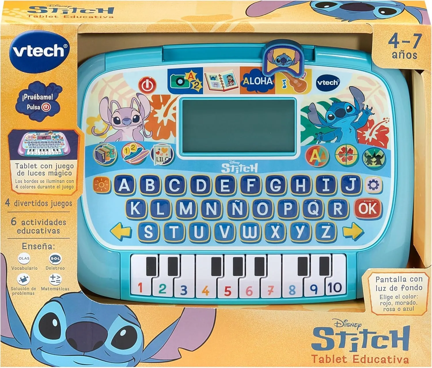 VTech Stitch Lern-Tablet 4-7 Jahre mit Tastatur
